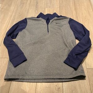 Nike Navy and White Dri-FIT Jacket